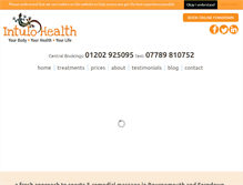 Tablet Screenshot of intulohealth.com